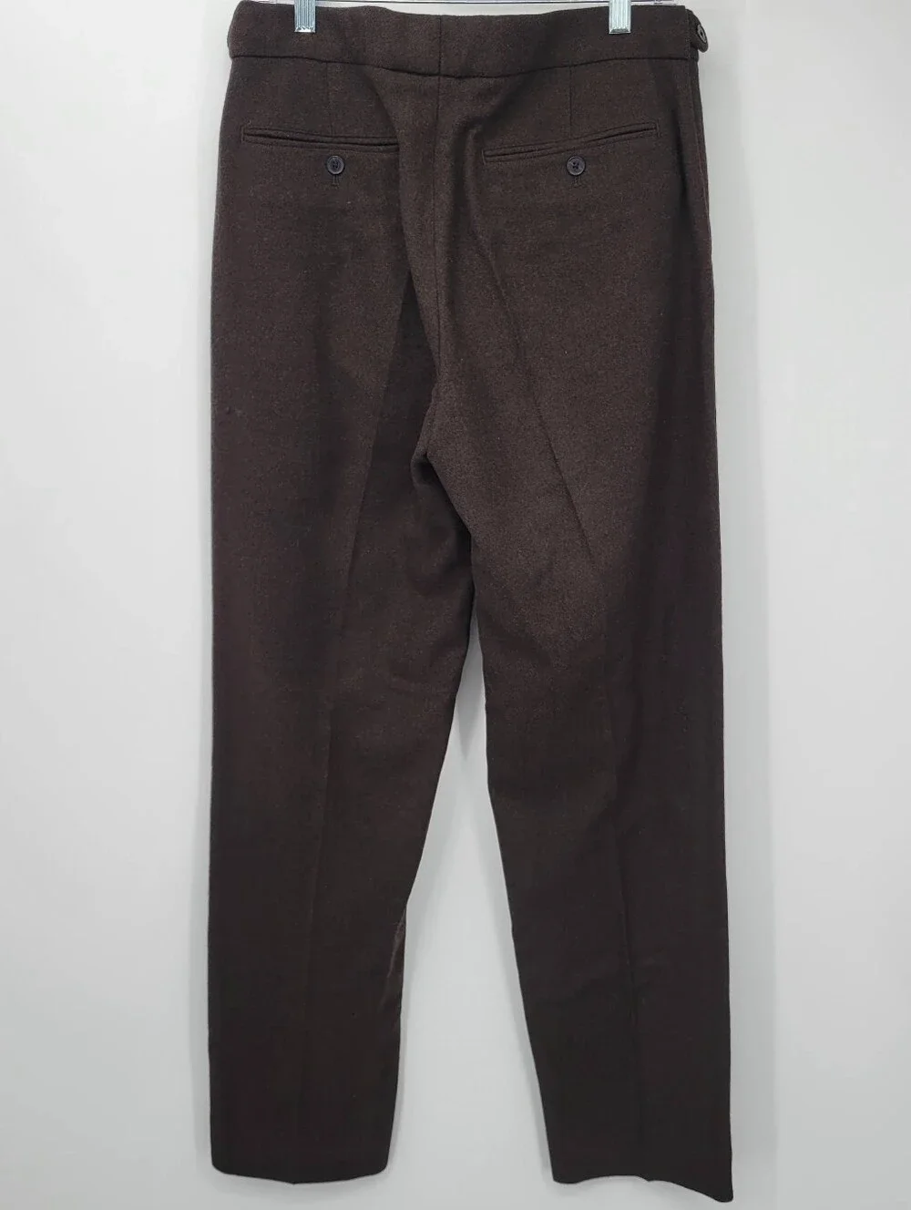 Madewell Officer Pants in Wool Blend  NX967 Size 30 NEW Chocolate